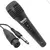 Microfone Dinamico C/ Fio 3mts P10 Karaoke P/ Caixa De Som MC-105