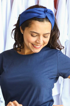 REF. 082 - TIARA EM TECIDO COM ELÁSTICO na internet