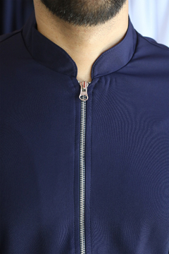 REF. 1316 - JALECO ALFAIATARIA COM ELASTANO/ZIPER MASCULINO na internet