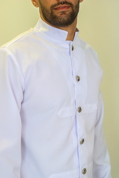 REF. 362 - BATA OXFORD COM DETALHE MANGA LONGA na internet