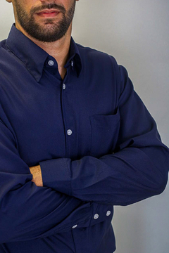 REF. 642 - CAMISA OXFORDINE SOCIAL M/LONGA - Clipper - Fardamentos e uniformes em Fortaleza