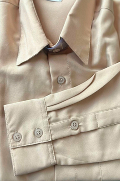 REF. 642 - CAMISA OXFORDINE SOCIAL M/LONGA