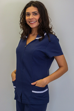 REF. 816 - CONJUNTO BERMUDA OXFORD COM ZIPER - loja online