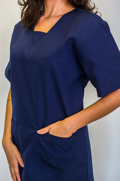 REF. 862F - CONJUNTO CALÇA OXFORD COM BATA GOLA V - comprar online
