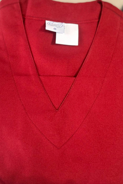 REF. 862F - CONJUNTO CALÇA OXFORD COM BATA GOLA V - comprar online