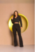 Calça Flare Boca de Sino Feminina Neoprene Boa Proteção Moda Inverno Preta - comprar online