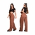 Calça Feminina Pantalona Lanzinha de Alta Qualidade Tamanho G Conforto e Estilo - Gilfer Variedades