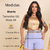 Conjunto Feminino Alfaiataria Cropped Shorts Cinto Botões Lilás GG Veste 44 - comprar online