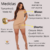 Conjunto Assimétrico Feminino Tendência Mocha Mousse