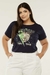 Camiseta T-shirt Blusa Feminina Plus Size Leopardo Azul Tamanho Plus Size Veste “Entre” 48/54 - comprar online