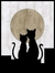 Gatitos con la luna