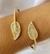 Bracelete Folha Zircônias