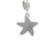 Berloque estrela do mar em aço inox