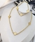 Conjunto Gold Inspiração Van Cleef