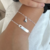 Pulseira infantil placa coração