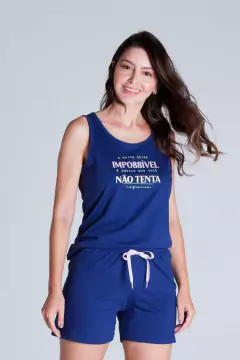 Pijama Feminino Curto Regata Possibilidades