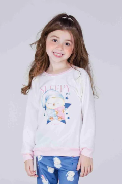 Pijama Infantil Menina Inverno Sleepy