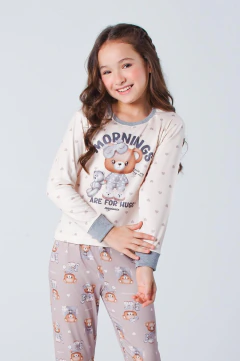 Pijama Juvenil Menina Inverno Hugs
