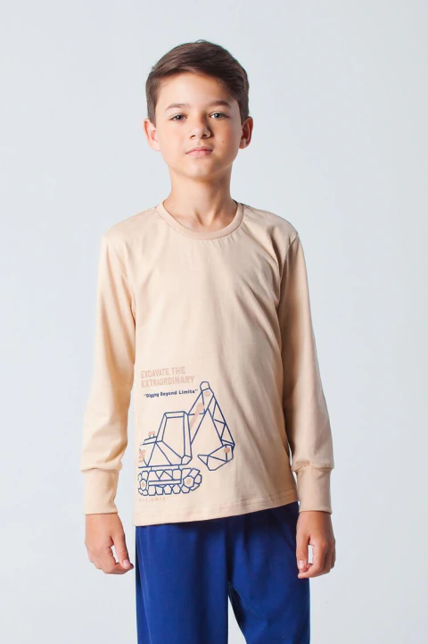 Pijama Juvenil Menino Inverno Extraordinary