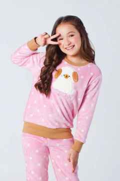 Pijama Infantil Menina Inverno Cute