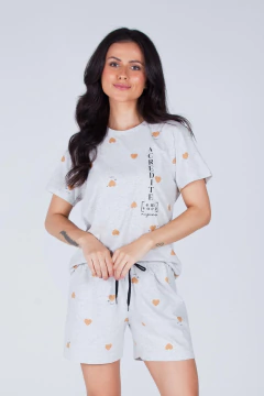 Pijama Feminino Curto Cupido