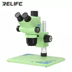 Microscopio trinocular HD RELIFE RL-M6T Pro-B11 con zoom continuo de 6,5 a 65 aumentos