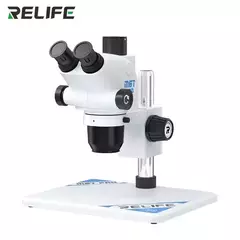 Microscopio trinocular HD RELIFE RL-M6T Pro-B11 con zoom continuo de 6,5 a 65 aumentos - Movilcell