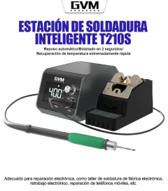 GVM T210S Estación de soldadura inteligente