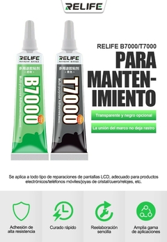 RELIFE T7000/B7000 Pegamento Multiusos/Negro 50ml/110ml T7000/B7000