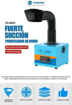 SUNSHINE SS-6605 Purificador de humos de alta eficiencia - comprar online