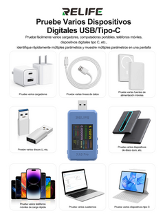 probador inteligente RELIFE XA3 PRO USB - tienda online