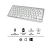 Teclado Universal Sem Fio Bluetooth Slim Confortável Portátil - DotZen Store