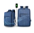 Imagem do Mochila Executiva Azul Impermeável para Notebook 15.6
