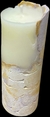 Velas de concreto com 3 cores e essencia chá branco - comprar online