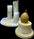 Velas de concreto com 3 cores e essencia chá branco - STORE 33