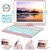 Capa para Ipad Air 4, 5, 10.9 Pro, 11, 10.5 e Mini 6 - Luz de Fundo Colorida e 360° Rotatável na internet