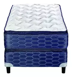 SOMMIER SUAVESTAR - ROCKSTAR DOBLE PILLOW - 1 1/2 Plaza (90 X 190) - Espuma en internet