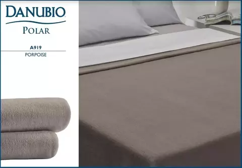 MANTA POLAR DANUBIO - PORPOISE - 2 1/2 Plazas - comprar online