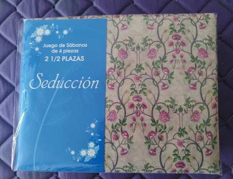 SÁBANA DANUBIO - SEDUCCIÓN 128 HILOS - 2 1/2 Plaza - comprar online
