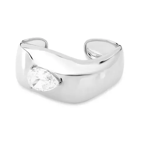 Maxi bracelete com cristal banhado a ródio - comprar online