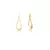 Brinco gota perola banhado a ouro - comprar online