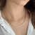 Colar malha snake 4mm banhado a ouro na internet