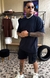 Camiseta Oversized Gola Alta