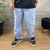 Calça Cargo Jeans Gelo - Seven Company 