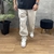 Calça Cargo Masculina Bege Sarja - comprar online