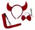 CONJUNTO DIABINHO(A) TIARA, GRAVA E RABINHO