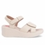 Sandália Usaflex Feminina Adulto Plataforma Off White - comprar online