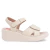Sandália Usaflex Feminina Adulto Plataforma Off White - comprar online