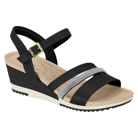 Sandália Modare Feminina Adulto Anabela Strass/sintético - comprar online