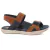 Sandália Infantil Masculina Camurça Azul Confortável
